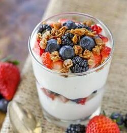 Fruit and Yogurt Parfait